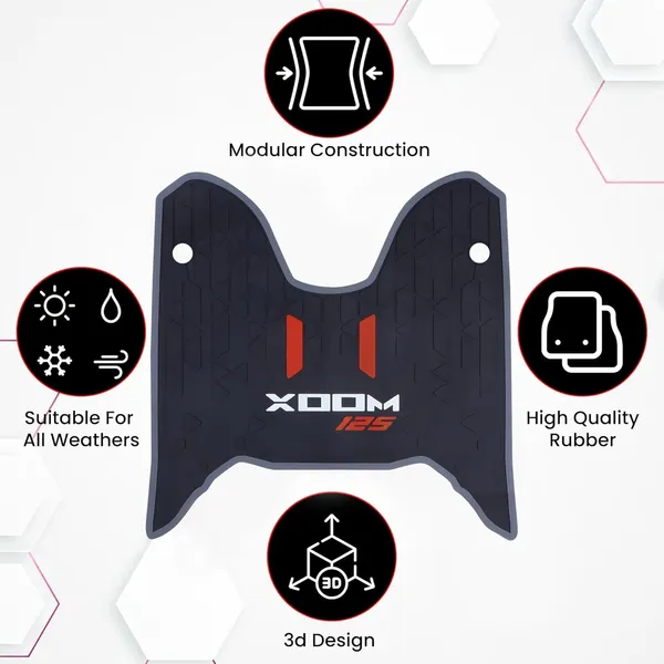Grandbiker_Anti_Skid_Scooter_Rubber_Floor/Foot_Mat_for_Xoom_125