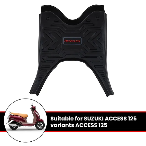 Grandbiker_Footmat_Compatible_for_Scooter/Scooty_A.c.c.e.s.s_125_2025_Waterproof_|_Durable_|_Anti-Slip_|_Easy_to_Clean_Protects_Floor_(Black)
