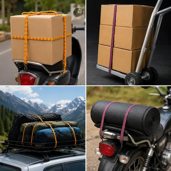 Grandbiker_Flat_Bungee_Cord_with_Heavy-Duty_Iron_Hooks_Super_Elastic_Rubber_Strap_with_Scratch-Resistant_Coating_(Multicolour,_22_*_22_*_7.5cm,_2,_Count,_2)