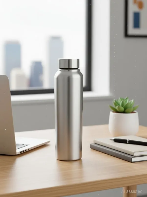 rajware_LEAN_Single_Wall_Leakproof_Water_Bottle–_Durable_&_Reusable_Bottle_for_Daily_Use_1000_ml_Stainless_Steel_Bottle_(Pack_of_2,_Silver)