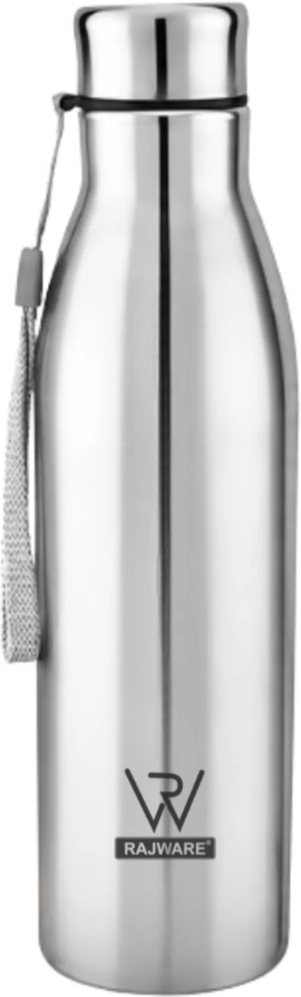 rajware_SKY_Single_Wall_Water_Bottle–_Durable,_Leakproof_&_Reusable_Bottle_for_Daily_Use_1000_ml_Stainless_Steel_Bottle_(Pack_of_1,_Silver)