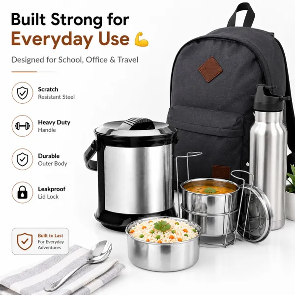 rajware_Insulated_Stainless_Steel_Lunch_Box:_Thermal_Food_Warmer_for_Office_and_Travel_3_Containers_Stainless_Steel_Office_Lunch_Box_(500_ml,_Microwave_Safe)_-_Set_Of_(3)