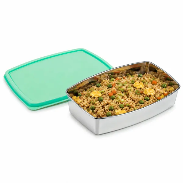 rajware_STEEL_PRO_Leakproof_Lunch_Box_–_Rectangular_Shape_–_Green_Color_1_Containers_Stainless_Steel_Office_Lunch_Box_(500_ml)