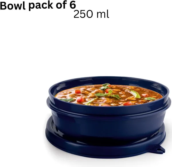 rajware_Microwave_Safe_Tiffin_Bowl,_Each_Navy_Blue_Color_6_Containers_Polypropylene,_Stainless_Steel_Office_Lunch_Box_(250_ml,_Microwave_Safe)