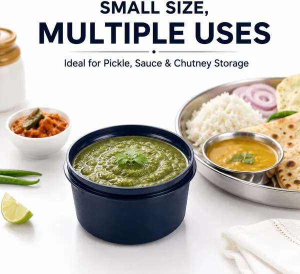 rajware_Microwave_Safe_Tiffin_Bowl,_Each_Navy_Blue_Color_4_Containers_Polypropylene,_Stainless_Steel_Office_Lunch_Box_(250_ml,_Microwave_Safe)