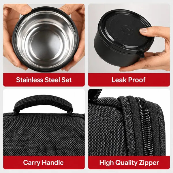 rajware_MEAL_MASTER_Leakproof_Lunch_Box_Set_with_750_ml_Water_Bottle_&_Spoon_–_Black_4_Containers_Stainless_Steel_Office_Lunch_Box_(1949_ml,_Microwave_Safe)_-_Set_Of_(7)