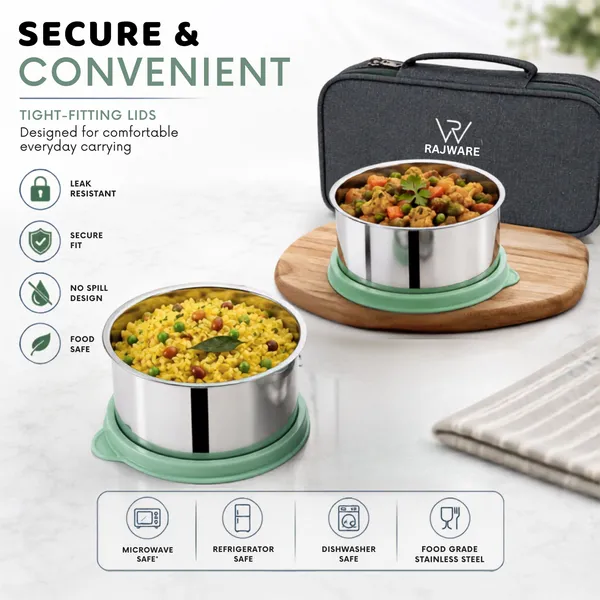 rajware_YUMMY_Leak-Resistant_Lunch_Box_with_2_Containers_(350_ml_Each)_–_Blue_2_Containers_Stainless_Steel_Office_Lunch_Box_(700_ml)