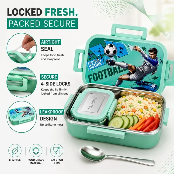 rajware_Rock_PRO_Kids_Superhero_Lunch_Box_with_Printed_Lid_|_Leak_Proof_With_Spoon_2_Containers_Stainless_Steel_School_Lunch_Box_(1000_ml,_Microwave_Safe)