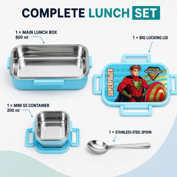 rajware_Rock_PRO_Kids_Superhero_Lunch_Box_with_Printed_Lid_|_Leak_Proof_With_Spoon_2_Containers_Stainless_Steel_School_Lunch_Box_(1000_ml,_Microwave_Safe)