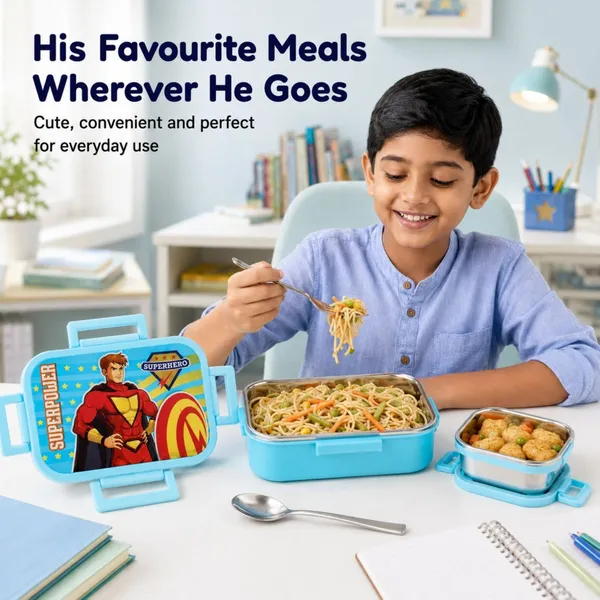 rajware_Rock_PRO_Kids_Superhero_Lunch_Box_with_Printed_Lid_|_Leak_Proof_With_Spoon_2_Containers_Stainless_Steel_School_Lunch_Box_(1000_ml,_Microwave_Safe)