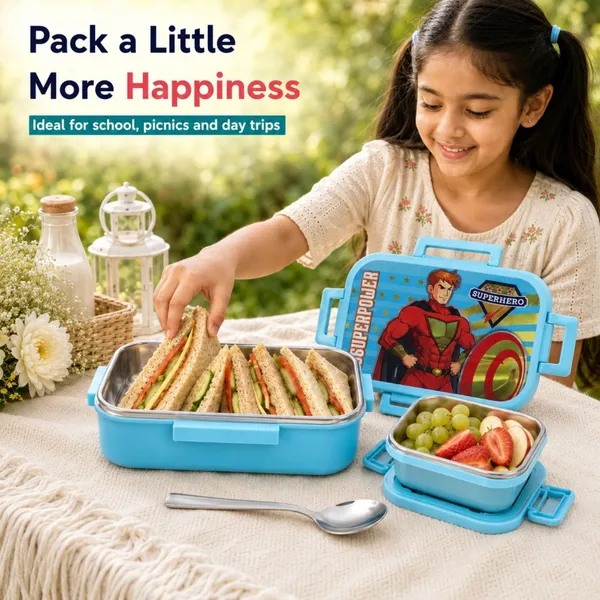 rajware_Rock_PRO_Kids_Superhero_Lunch_Box_with_Printed_Lid_|_Leak_Proof_With_Spoon_2_Containers_Stainless_Steel_School_Lunch_Box_(1000_ml,_Microwave_Safe)