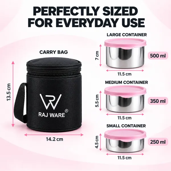rajware_GALAXY_Airtight_Leakproof_Round_Stainless_Steel_Lunch_Box_Set_(250+350+500_ml)_3_Containers_Stainless_Steel_Office_Lunch_Box_(1100_ml)_-_Set_Of_(3)