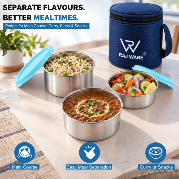 rajware_GALAXY_Airtight_Leakproof_Round_Stainless_Steel_Lunch_Box_Set_(250+350+500_ml)_3_Containers_Stainless_Steel_Office_Lunch_Box_(1100_ml)_-_Set_Of_(3)