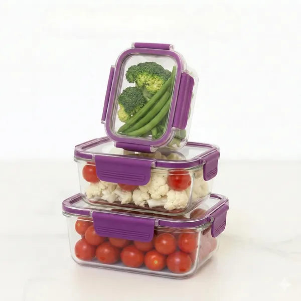 Bpa-Free_Plastic_4-Side_Lock_Airtight_Food_Storage_Container_Set_Of_3