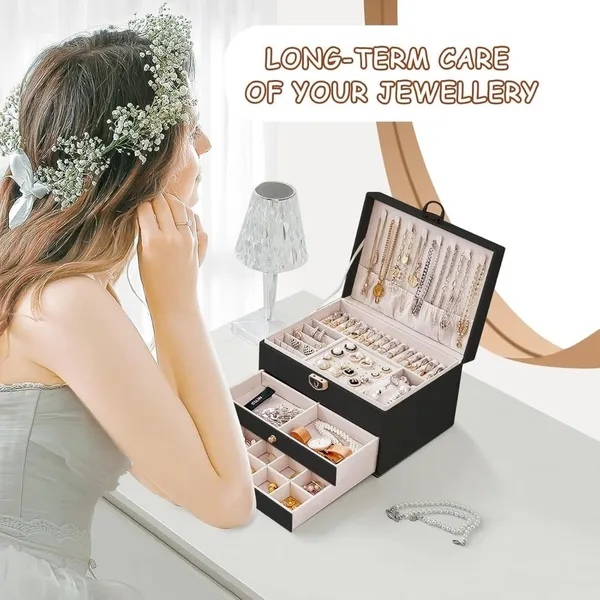 Pu_Leather_3-Layer_Jewellery_Box_With_Lock_And_Mirror