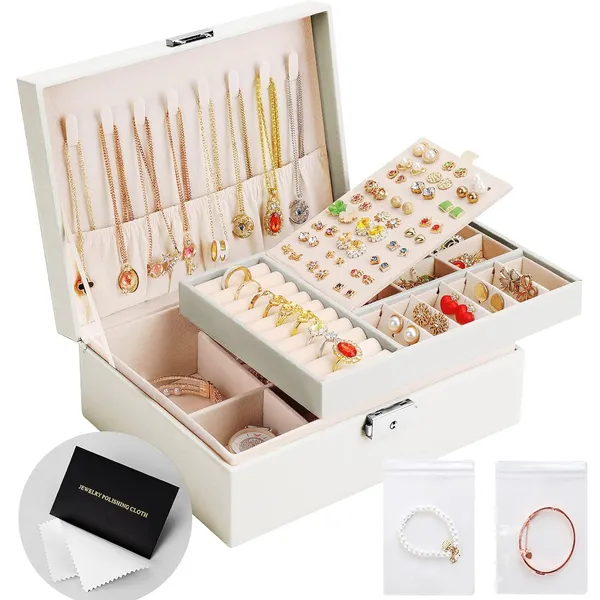 Pu_Faux_Leather_2-Layer_Jewellery_Organiser_Box