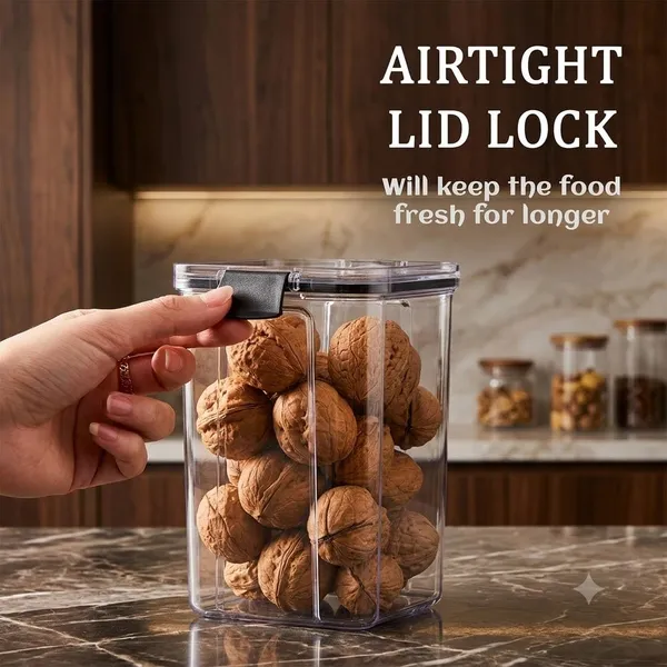 Bpa-Free_Plastic_Clip_Lock_Airtight_Food_Storage_Container_Set_Of_8