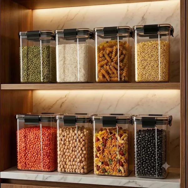 Bpa-Free_Plastic_Clip_Lock_Airtight_Food_Storage_Container_Set_Of_8