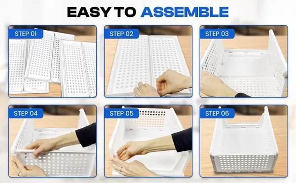 Plastic_Foldable_Stackable_Wardrobe_Clothes_Organiser_Bins_Set_Of_4