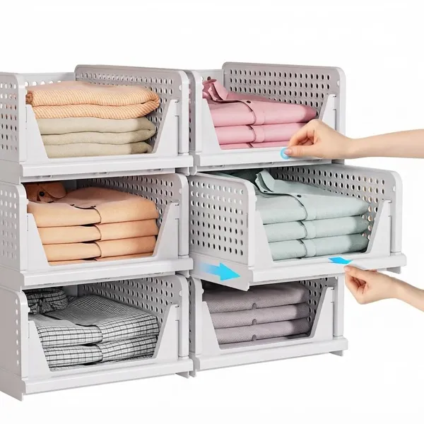 Plastic_Foldable_Stackable_Wardrobe_Clothes_Organiser_Bins_Set_Of_6
