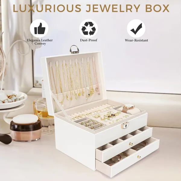 Faux_Leather_Velvet-Lined_3-Layer_Jewellery_Box_With_Mirror_White