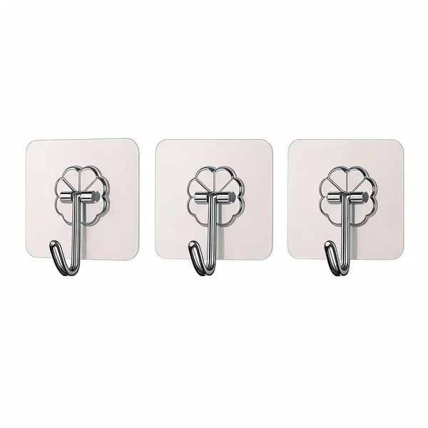 Stainless_Steel_Transparent_Self_Adhesive_Wall_Hook_Set_Of_20-_Per_Pack