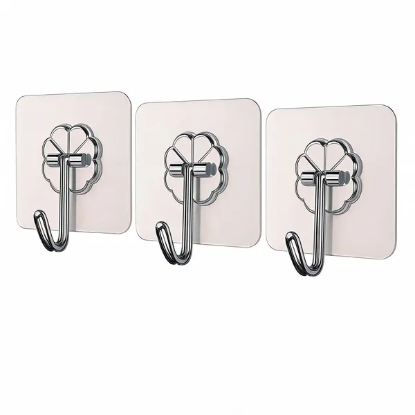 Stainless_Steel_Transparent_Self_Adhesive_Wall_Hook_Set_Of_20-_Per_Pack