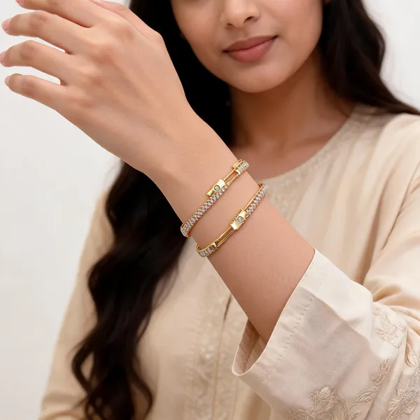 Gold_Plated_Metal_White_Stone_Polished_Bangles_For_Women