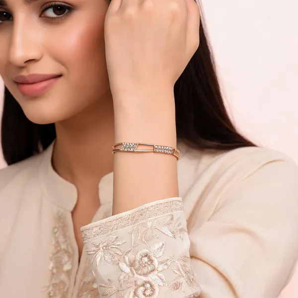 Rose_Gold_Crystal_Adjustable_Designer_Bracelet_For_Women