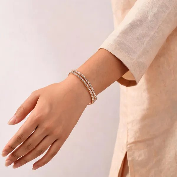 Rose_Gold_Crystal_Adjustable_Designer_Bracelet_For_Women