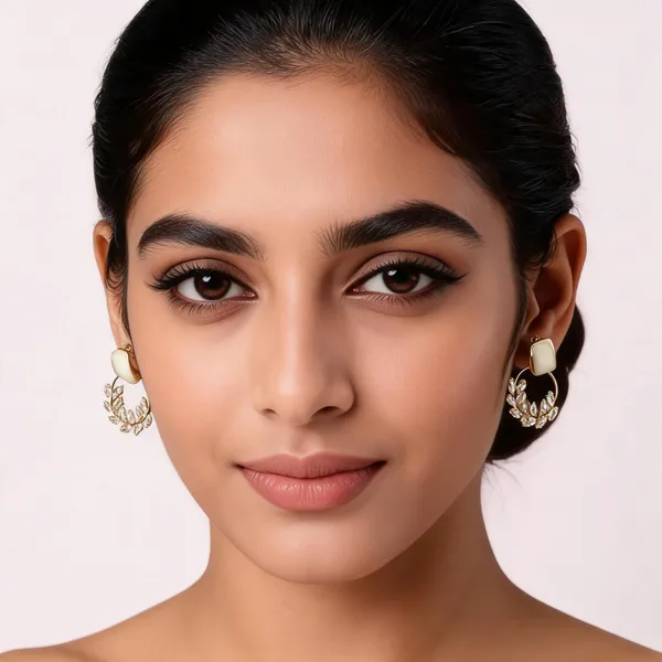 Gold_Crystal_Gold_Plated_Alloy_Korean_Ring_Earrings_For_Women