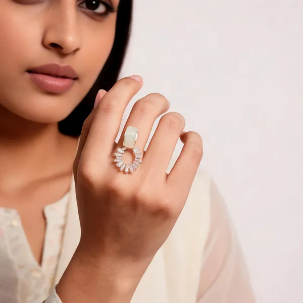 White_Crystal_Plastic_Korean_Ring_For_Women