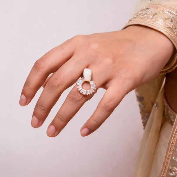 White_Crystal_Plastic_Korean_Ring_For_Women