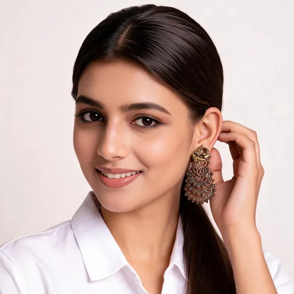 Gold_Plated_Alloy_Layered_Dangler_Earrings_For_Women