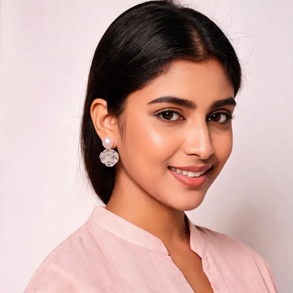 White_Crystal_Pearl_Drop_Stud_Earrings_For_Women
