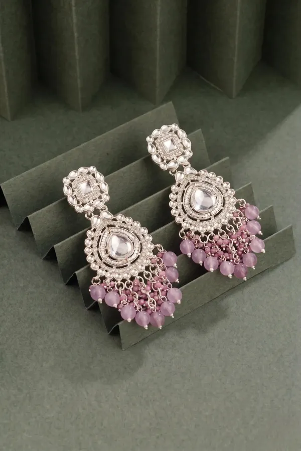 Silver_Brass_Ornate_Statement_Drop_Earrings_For_Women