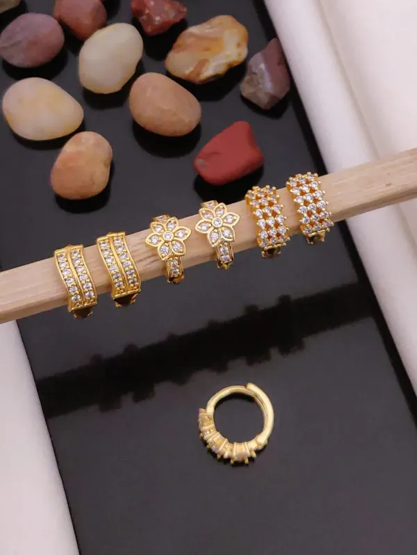 Gold_Brass_Stone_Studded_Hoop_Earrings_Set_For_Women