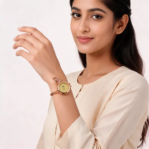 Rose_Gold_Brass_Floral_Bangle_Watch_Bracelet_For_Women