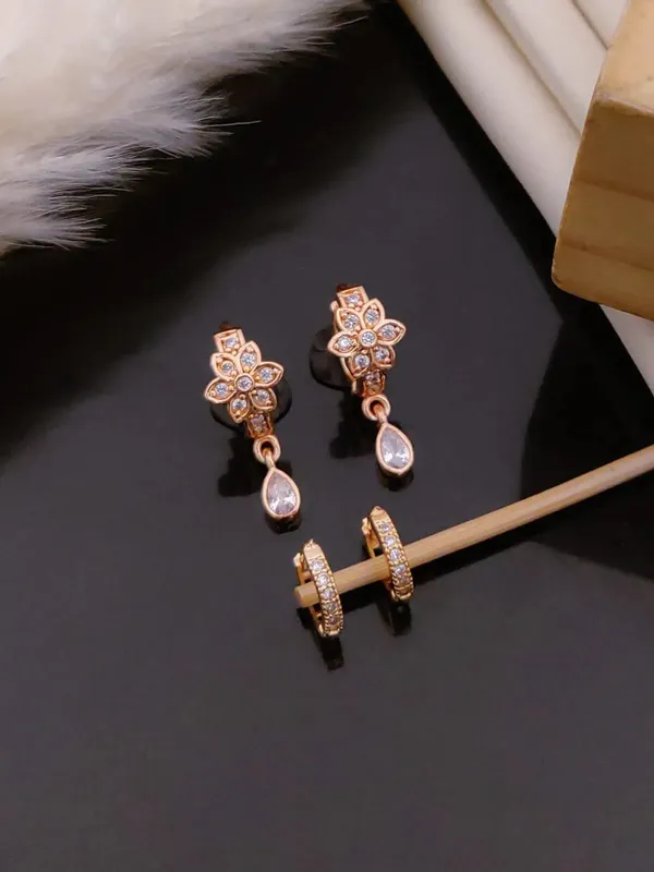 Rose_Gold_Brass_Floral_Stone_Hoop_Earrings_Set_For_Women