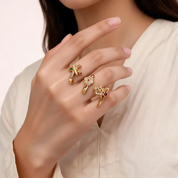 Gold_Brass_Stone_Embellished_Floral_Bangle_Set_For_Women