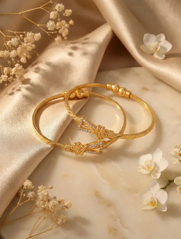 Gold_Brass_Alloy_Bow_Stone_Embellished_Bangles_For_Women