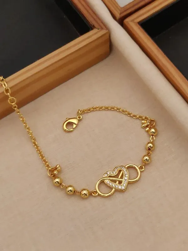 Gold_Brass_Gold-Plated_Infinity_Stone_Charm_Bracelet_For_Women