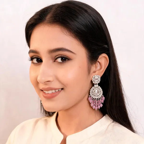 Silver_Brass_Ornate_Statement_Drop_Earrings_For_Women