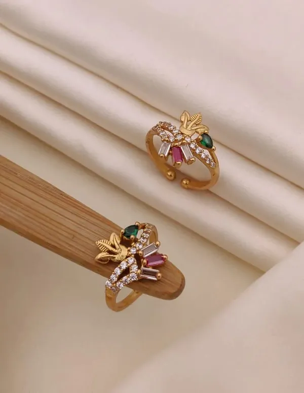 Gold_Brass_Alloy_Crystal_Butterfly_Stone_Rings_Set_For_Women