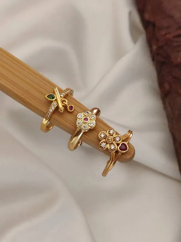 Gold_Brass_Stone_Embellished_Floral_Bangle_Set_For_Women