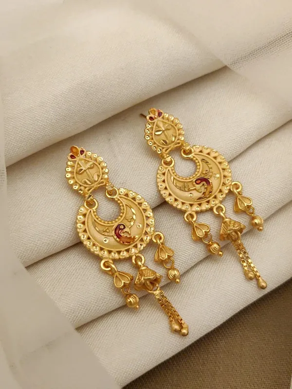 Gold_Brass_Traditional_Jhumka_Drop_Earrings_For_Women