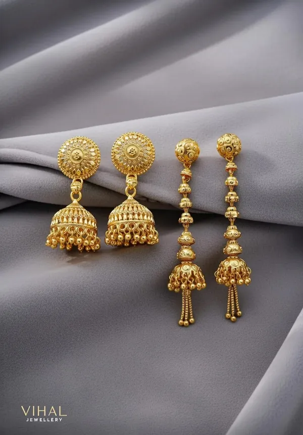 Gold_Brass_Traditional_Jhumka_Earrings_For_Women