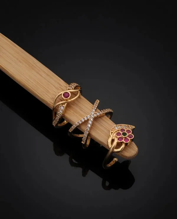 Gold_Brass_Gemstone_Floral_Bangle_Set_For_Women