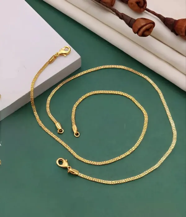 Gold_Brass_Alloy_Chain_Anklet_Set_For_Women