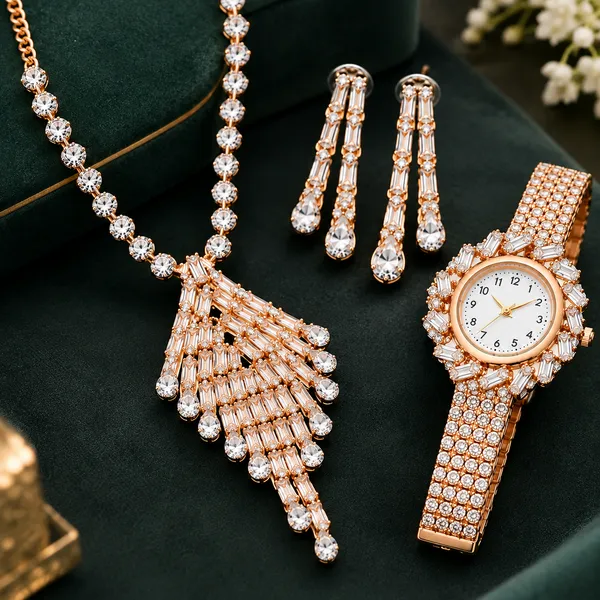 Royal_Radiance_Diamond_Necklace,_Earrings_&_Watch_Set